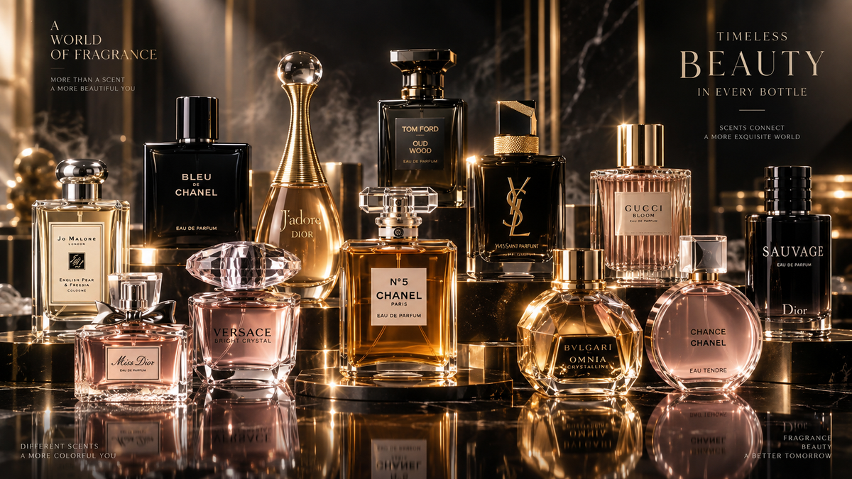A curated selection of fragrances